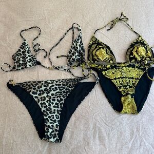 Versace swimsuit and Gianni swimsuit 2